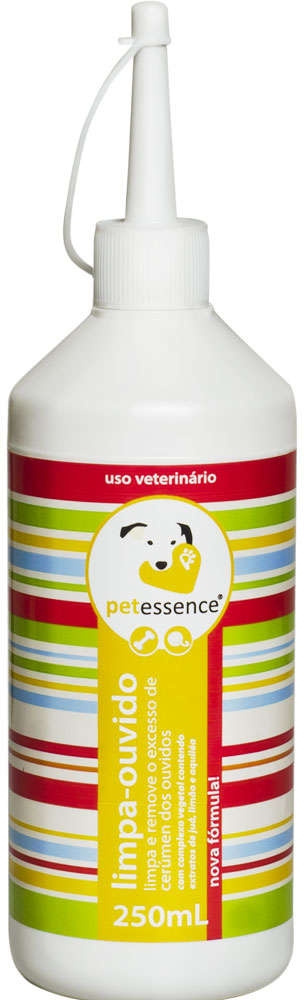 Loção Pet Essence Limpa Ouvido para Cães e Gatos - 250 mL