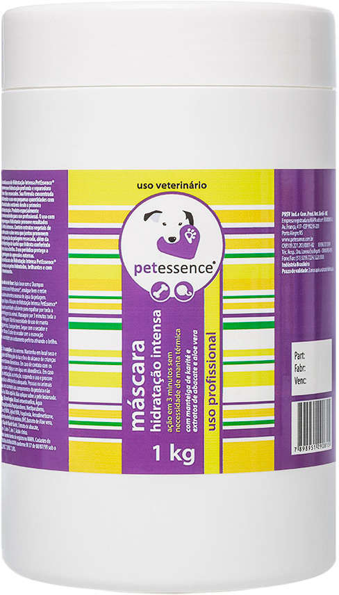 Máscara de Hidratação Pet Essence Intensa para Cães e Gatos - 1Kg