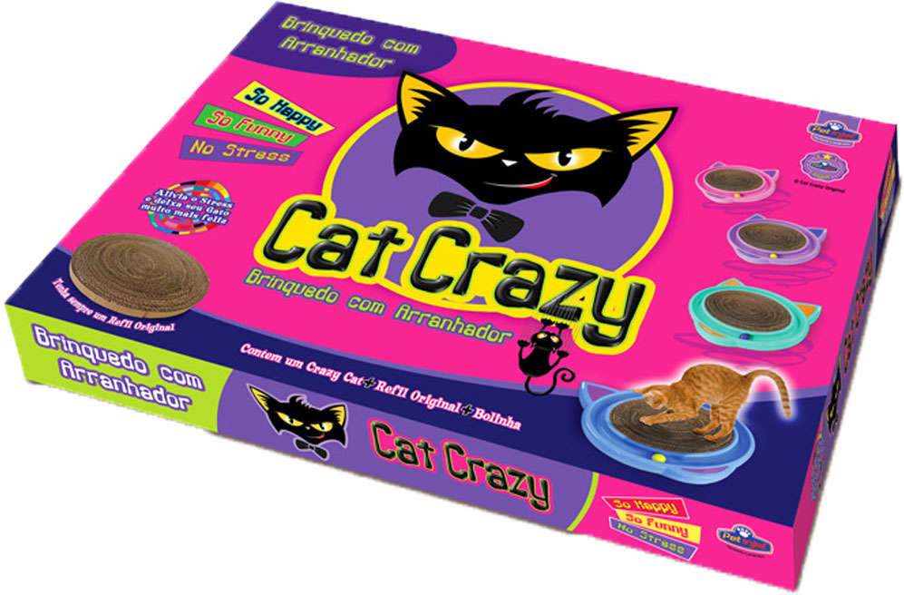 Brinquedo Hediplast Cat Crazy Lilás para Gatos - Tam. Único