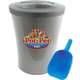 Kit Capis Regina Pot Pet Prata 10 L + Concha Dosadora