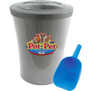 Kit Capis Regina Pot Pet Prata 10 L + Concha Dosadora