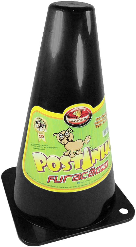 Postinho para Xixi Furacão Pet Preto para Cães - Tam. Único