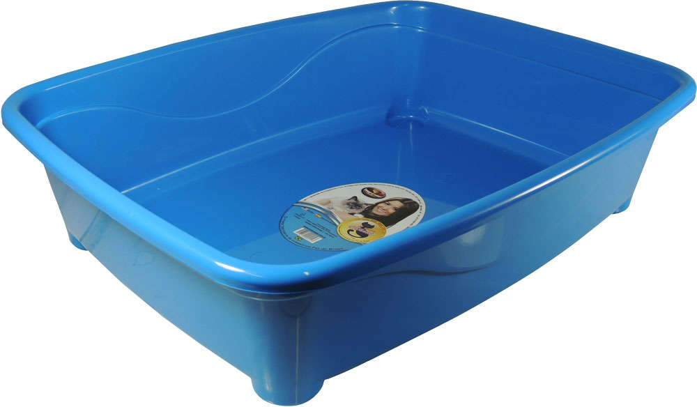 Bandeja Higiênica Furacão Pet Classic Azul para Gatos - Tam. Único