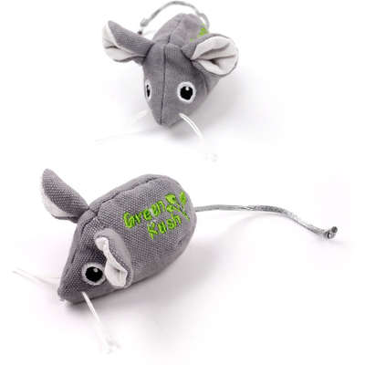 Brinquedo Afp Green Rush Ratos com Catnip para Gatos