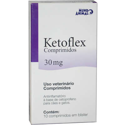 Antiinflamatório Mundo Animal Ketoflex para Cães Gatos