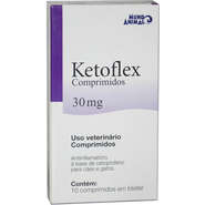 Anti-inflamatório Mundo Animal Ketoflex para Cães e Gatos - 30 mg