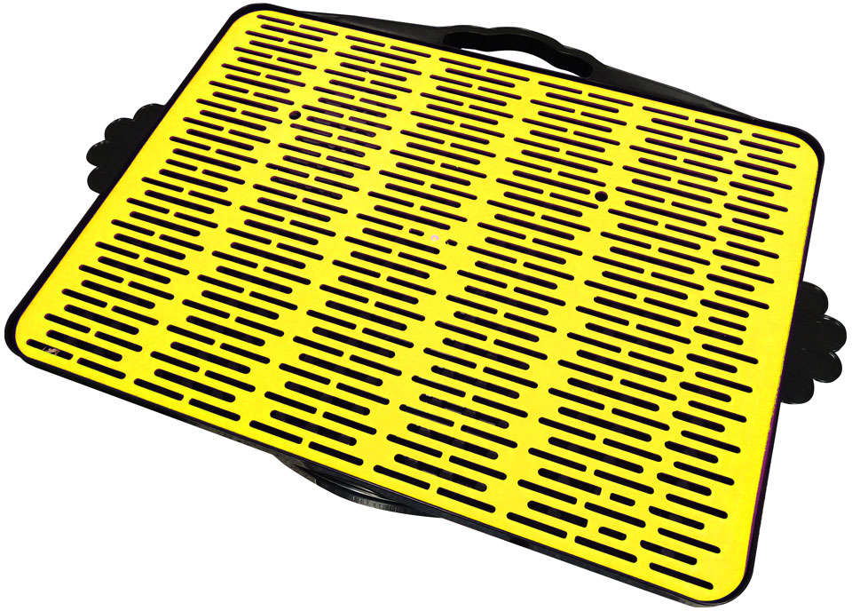 Sanitário Higiênico Furacão Pet Dog Toalete Amarelo para Cães - Tam. Único