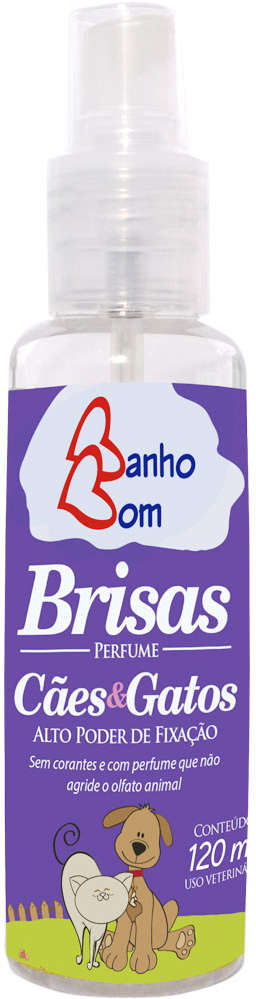 Perfume Banho Bom Brisas para Cães e Gatos - 120 mL