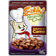 Ração Úmida Gatitus Sabores da Carne para Gatos - 85 g