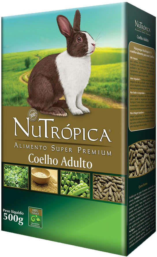Ração Nutrópica para Coelho Adulto - 500 g