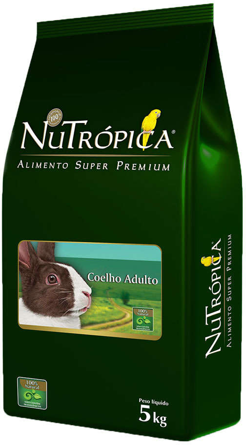 Ração Nutrópica Coelho Adulto - 5Kg