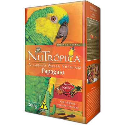 Ração Nutrópica Sabores do México para Papagaios - 300gr