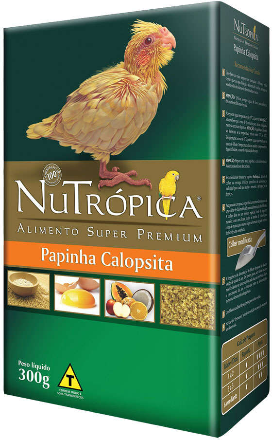 Ração Nutrópica Papinha para Calopsita - 300 g