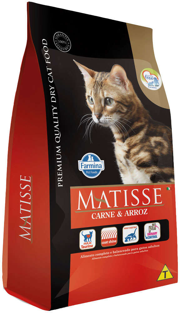 Ração Farmina Matisse Carne e Arroz para Gatos Adultos - 2Kg