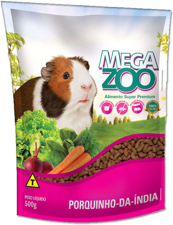 Ração Megazoo para Porquinho da Índia Adulto - 500 g