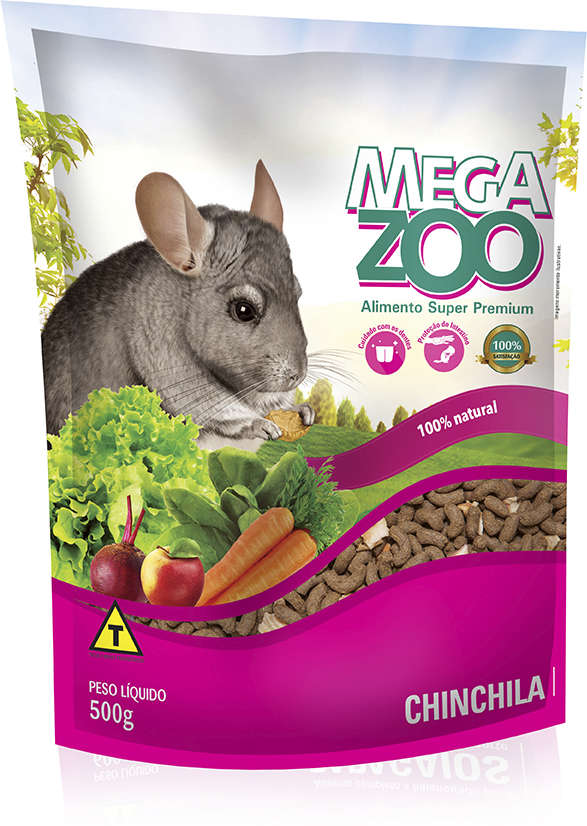 Ração Megazoo para Chinchila - 500 g