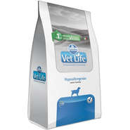 Ração Farmina Vet Life Natural Hypoallergenic para Cães Adultos com Problemas de Pele