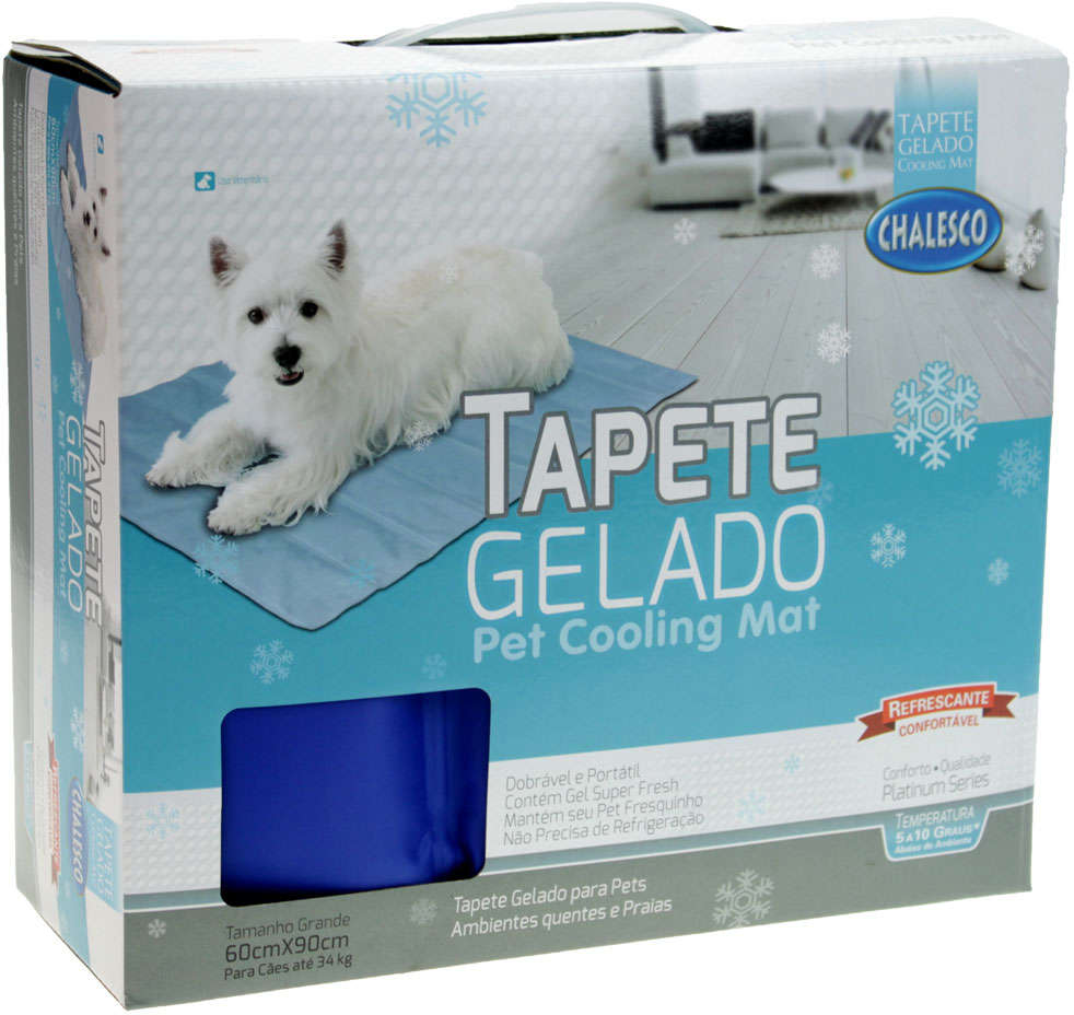 Tapete Gelado Chalesco Pet Cooling Mat - Tam. G