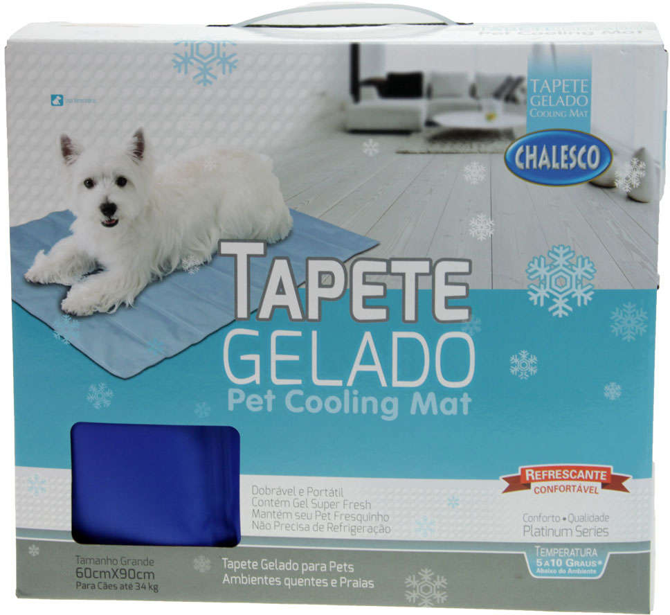 Tapete Gelado Chalesco Pet Cooling Mat - Tam. G