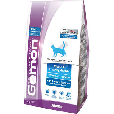 Ração Gemon Adult Completo Atum e Salmão para Gatos