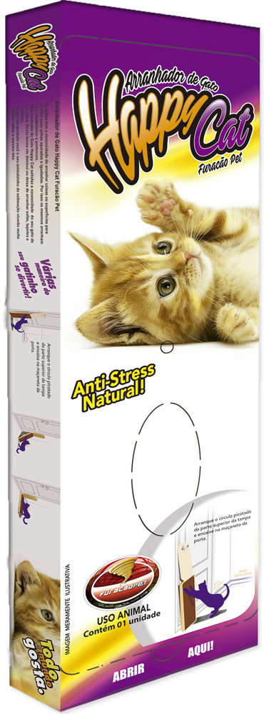 Brinquedo Arranhador Furacão Pet Happy Cat - Tam. P