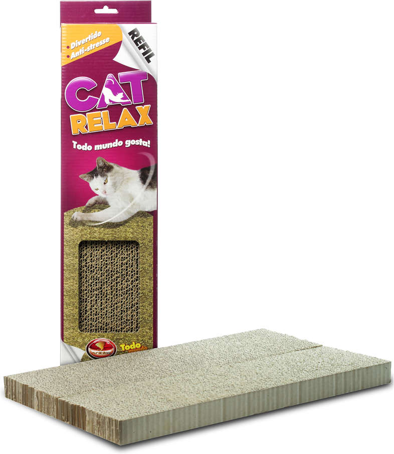 Refil Furacão Pet Papelão para Cat Relax - Tam. G
