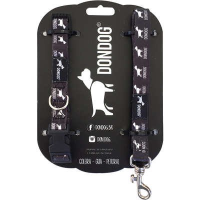 Coleira e Guia Don Dog Mania