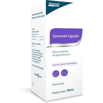 Sistema de Tratamento Provets Sarnavet Pomada - 30g