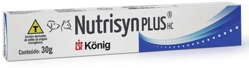 Suplemento Alimentar König Nutrisyn Plus HC em Pasta Hipercalórico para Animais Convalescentes - 30 g