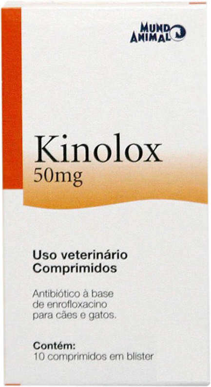 Kinolox 50mg - 10 Comprimidos