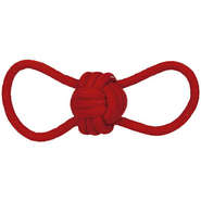 Brinquedo Jambo Mordedor Corda Bola Rings Vermelho Kelev - Tam. Único