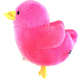 Brinquedo de Pelúcia Patinho Rosa	