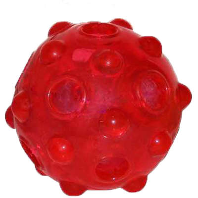 Brinquedo Pawise Bola de Borracha com Dispenser para Petisco - Vermelho