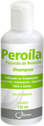 Shampoo Dermatológico Syntec Peroíla para Cães e Gatos - 125 mL