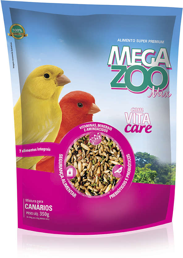 Ração Mix para Canários Megazoo - 350 g