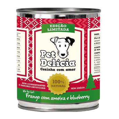Ração Pet Delícia Frango com Ameixa e Blueberry