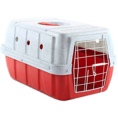 Caixa de Transporte Clicknew - Vermelho com Mármore