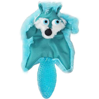 Brinquedo Raposa Pawise de Pelúcia e Borracha - Azul