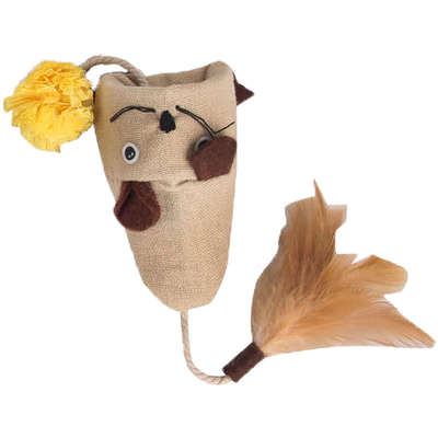 Brinquedo Pawise Rato para Gatos - Lona