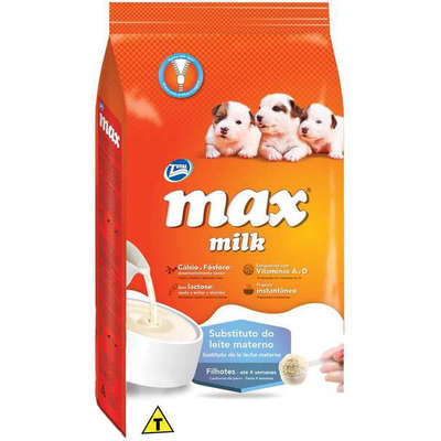 “Ração Total Max Milk Subtituto do Leite Materno para Cães Filhotes até 4 Semanas - 350 g