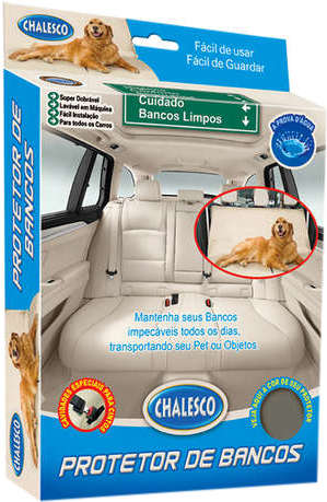 Capa de Proteção Chalesco para Banco Traseiro do Carro