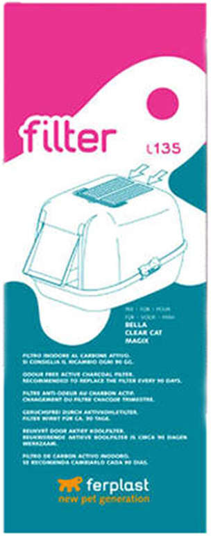 Refil de Filtro de Carbono Ferplast para Sanitário - Refil