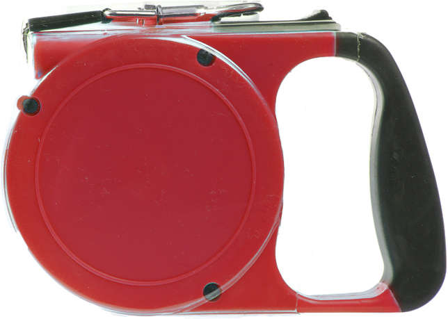 Guia Retrátil American Pets Emborrachada Vermelho até 15Kg - 3 Metros