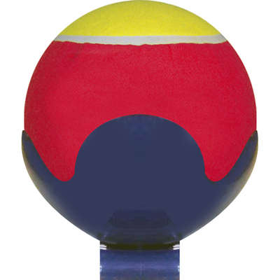 Brinquedo American Pets Bola de Tênis com Clip Playball Vermelho