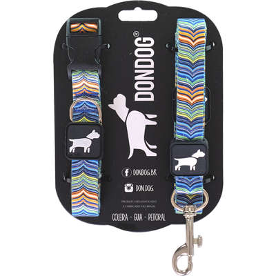 Coleira e Guia Don Dog Mr. Willy