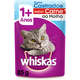 Ração Whiskas Sachê Sabor Carne ao Molho para Gatos Castrados