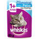 Ração Whiskas Sachê Sabor Peixe ao Molho para Gatos Castrados