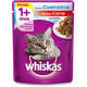 Ração Whiskas Sachê Sabor Peixe ao Molho para Gatos Castrados	