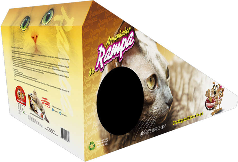 Brinquedo Arranhador Furacão Pet Rampa - Tam. Único