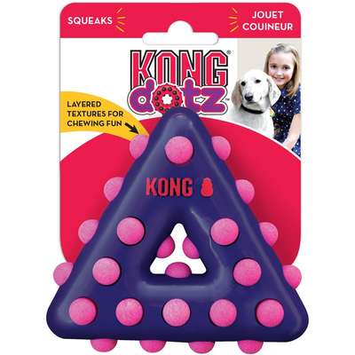 Brinquedo Kong Dotz Triangle Roxo para Cães